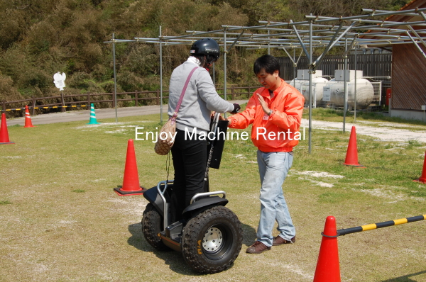 電動2輪車セグウェイ！
