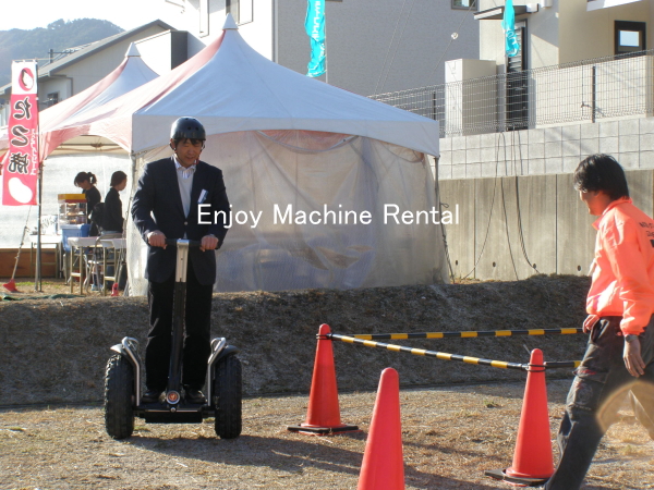電動2輪車セグウェイ！